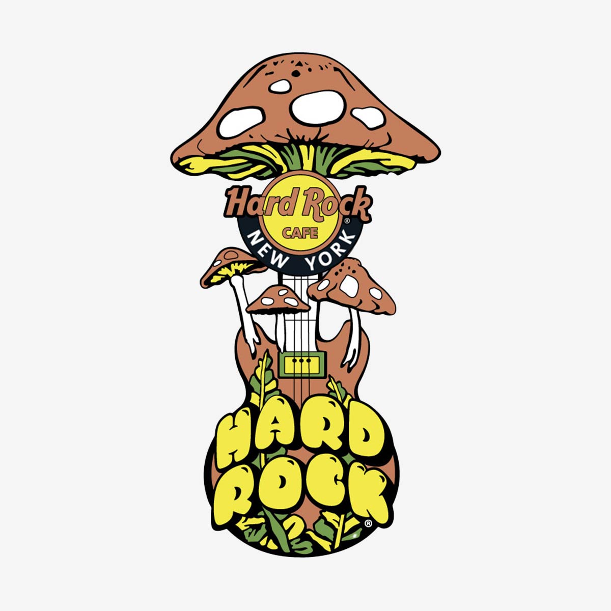 Limited Edition Pin Music Festival Mushroom image number 4